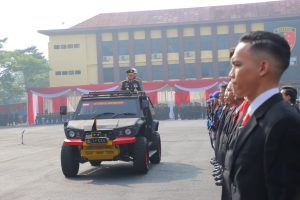 Kapolda Lampung Pimpin Upacara Hari Bhayangkara Ke-78