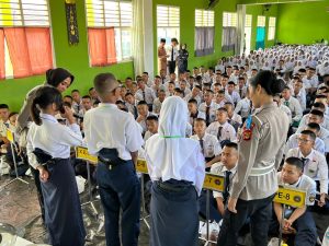 Polres Pringsewu Gelar Kampanye Operasi Patuh di Sekolah-Sekolah