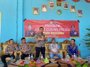 Jumat Curhat, Wakapolres Pringsewu Dengar Langsung Aspirasi Warga Tanjung Rusia Timur