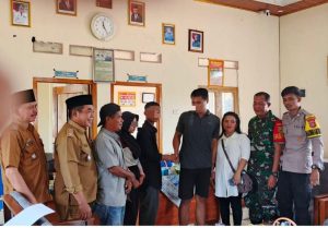 Polisi TNI dan Pekon Selesaikan Perselisihan Warga di Gadingrejo Dengan Rembuk Pekon