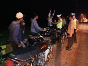 Polres Pringsewu dan Polsek Jajaran Gelar Patroli dan Razia di Tempat Strategis