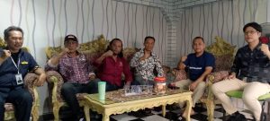 Tim Laskar Lampung Berkunjung ke IWO Lampung