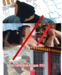 Viral Foto dan Vidio Gunakan HP Mulai Terendus Dugaan Adanya Upeti Pengunaan HP di Dalam Lapas Kelas IIA Kotabumi.