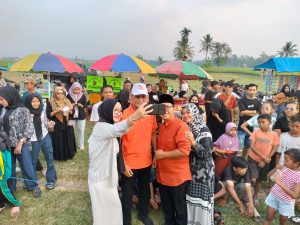 Adi Erlansyah dan Hisbullah Huda Hadiri Pagelaran Kuda Kepang di Pekon Pujodadi, Ajak Bersama Bangun Pringsewu