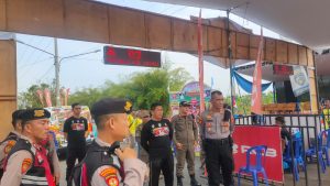 Puluhan Personel Polres Pringsewu Amankan Even Sumatera Drag Championship