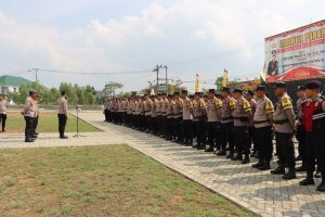 Polres Pringsewu Siagakan Ratusan Personel untuk Amankan Acara Pringsewu Bersholawat Bersama Gus Miftah