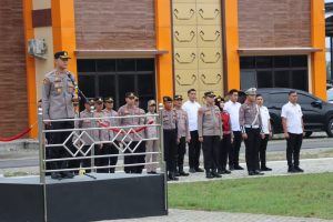 Apel Perdana AKBP M. Yunnus Saputra: Jaga Integritas dan Siap Amankan Pemilukada di Pringsewu