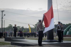 Polres Pringsewu Gelar Upacara Peringatan HUT Kemerdekaan RI ke-79 dengan Khidmat