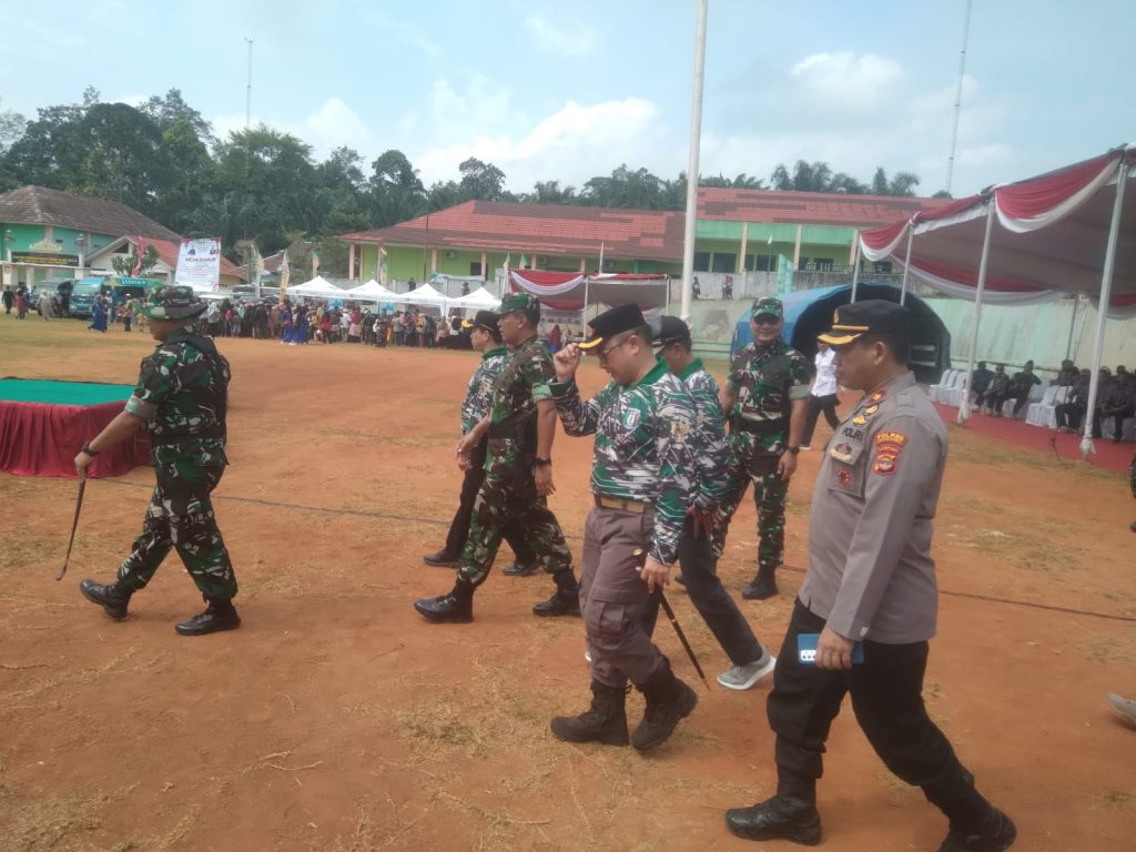 Wakapolres Pringsewu Hadiri Penutupan Program TMMD ke-121 Kodim 0424 Tanggamus