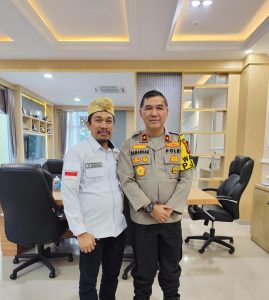 Ketum Gepak Lampung Wahyudi bersama Wakapolda Lampung 