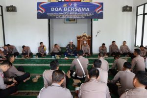 Polres Pringsewu Gelar Doa Bersama Sambut Hari Lalu Lintas Bhayangkara ke-69