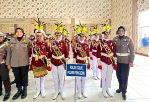 Tim Polisi Cilik Polres Pringsewu Bertanding di Lomba Pocil Tingkat Polda Lampung