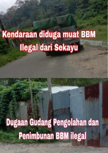 Gepak Lampung Mengatensikan KASAL Beserta Kapolri Turun Ungkap Gudang BBM Ilegal Di Umbul Kunci