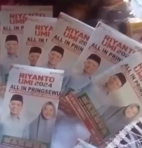 Calon Bupati Pringsewu Riyanto dan Umilaila Diduga Bagikan Amplop, Langgar Aturan Kampanye