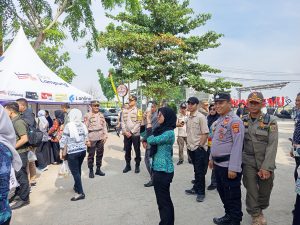 Polres Pringsewu Amankan Kunjungan Kerja Pj. Gubernur Lampung di Bumi Jejama Secancanan