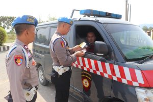 Operasi Zebra Krakatau 2024, Propam Polres Pringsewu Razia Anggota Polisi