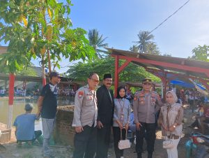 Puluhan Personel Diterjunkan, Polres Pringsewu Kawal Kampanye Dua Paslon Bupati