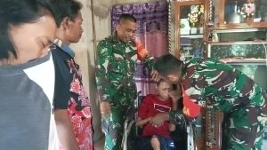 Gerak Cepat Kepedulian Babinsa Koramil 411-13/BR Pada Warga Binaan Kampung Mekar Jaya