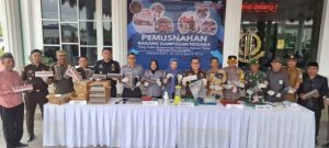 Pemusnahan Barang Rampasan Negara oleh Kejaksaan Negeri Pringsewu