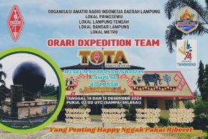 Hari Bhakti Transmigrasi ke-74, ORARI DXpedition Gelar TOTA