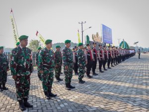 Polres Pringsewu Siagakan Ratusan Personel Gabungan Amankan Ibadah dan Perayaan Tahun Baru 2025