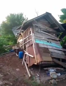 Kawanan Gajah Rusak 7 Rumah Warga di Kabupaten Tanggamus