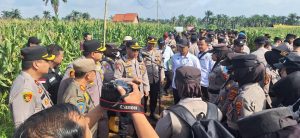 Pengosongan Lahan PTPN VII di Desa Sidosari Berlangsung Kondusif, 4 Provokator Diamankan