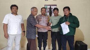 Polsek Pagelaran dan Aparatur Pekon Margosari Berhasil Selesaikan Konflik Warga Melalui Rembuk Pekon