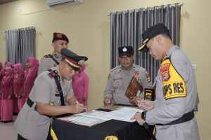 Polres Pringsewu Lakukan Rotasi Besar, Kapolres Pringsewu Pimpin Langsung Serah Terima Jabatan