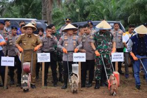 Penanaman Jagung Serentak 1 Juta Hektar, Polda Lampung Dukung Ketahanan Pangan Nasional