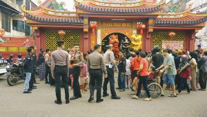 Polda Lampung Perketat Pengamanan Pembagian Angpau di Teluk Betung