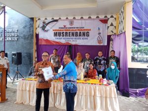 Bupati Way Kanan Hadiri Musrenbang Kecamatan Negeri Agung 2025