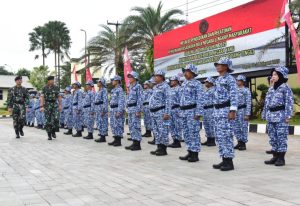 Tagana dan PSM Pringsewu ikuti Diklat Pembinaan Kesadaran Bela Negara ( PKBN )