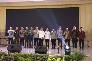 Kabid Humas Polda Lampung Hadiri Ramah Tamah HPN dan HUT Ke-79 PWI di Lampung Utara