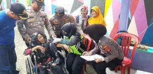 Polres Mesuji Gelar Cek Kesehatan Gratis, Warga Antusias Sambut Kepedulian Polri