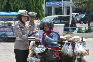 Jelang Mudik Lebaran, Polres Pringsewu Gencarkan Kampanye Keselamatan Jalan