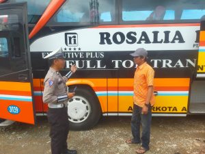 Jelang Mudik Idulfitri 2025, Satlantas Polres Pringsewu Sosialisasi Keselamatan Lalu Lintas ke Perusahaan Otobus