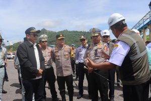 Kakor Lantas Polri Tinjau Kesiapan Operasi Ketupat Krakatau 2025 di Pelabuhan Bakauheni