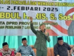 Munir Abdul Haris Tanamkan Nilai-nilai Pancasila ke Masyarakat Lampung Tengah