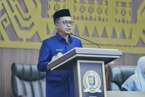 Bupati Pringsewu Riyanto Pamungkas Sampaikan Pidato Perdana di DPRD Pringsewu 