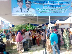 Ribuan Butir Telur Ludes dalam Operasi Pasar Murah di Lampung Selatan