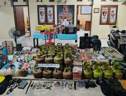 Polsek Banjar Agung Tangkap Pelaku Curat Spesialis Tabung Gas Elpiji 3 Kg Yang Sudah Beraksi di 8 TKP