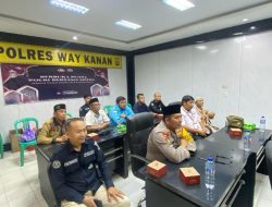 Polres Way Kanan Jalin Sinergi dengan Media Lewat Buka Puasa Bersama