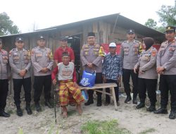 Kapolres Lampung Selatan Bantu Lansia Miskin di Rumah Tak Layak Huni: Aksi Berbagi Ramadan