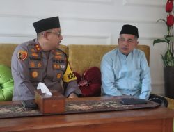 Polres Lampung Selatan Temui Tokoh KH. Nur Mahfud, Ajak Dukung Pengamanan Idul Fitri dan Mendoakan Kelancaran Tugas Polri