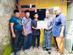 Tim Penggerak Kemakmuran Masjid Pringsewu Bantu Keluarga Suhedi