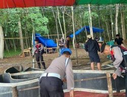 Polri dan TNI Gelar Olah TKP Bersama di Lokasi Sabung Ayam Way Kanan