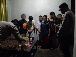 Bukan Tadarus, Pemuda di Pringsewu Justru Berpesta Miras di Malam Ramadan