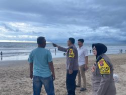 Polisi Perketat Pengamanan Wisata Pesisir Kalianda Saat Libur Lebaran