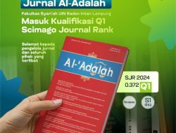 Jurnal Al-‘Adalah Tembus Q1 Scopus, Rektor: Hadiah Lebaran untuk UIN RIL